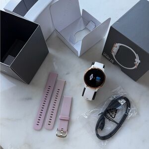 Garmin Venu 2S GPS Smartwatch – Rose Gold & White | Complete Set